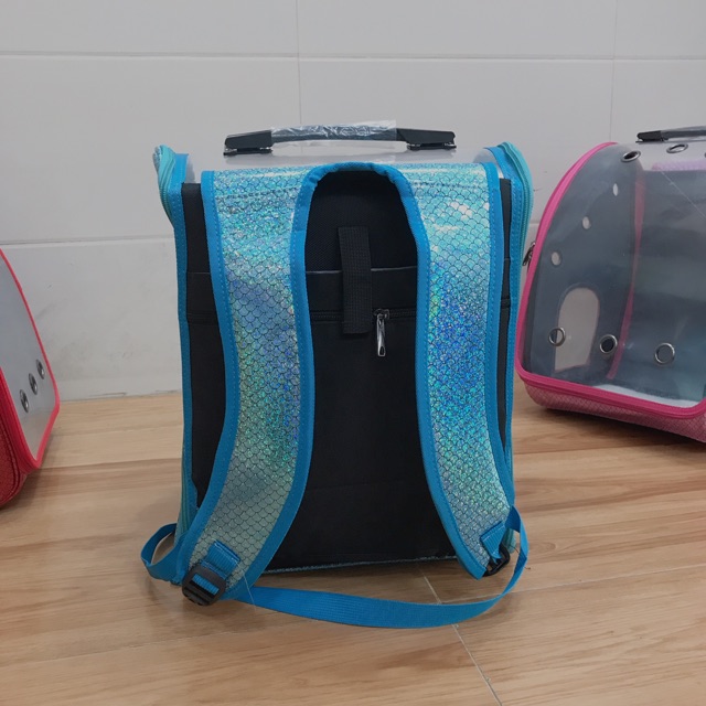 Balo Phi hÀnh Gia trong Suốt 2IN1 Có Xe Kéo  7kg vừa