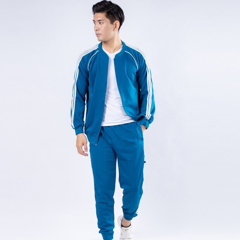 Bộ thu đông nam nữ bomber 3 sọc trẻ trung BD01