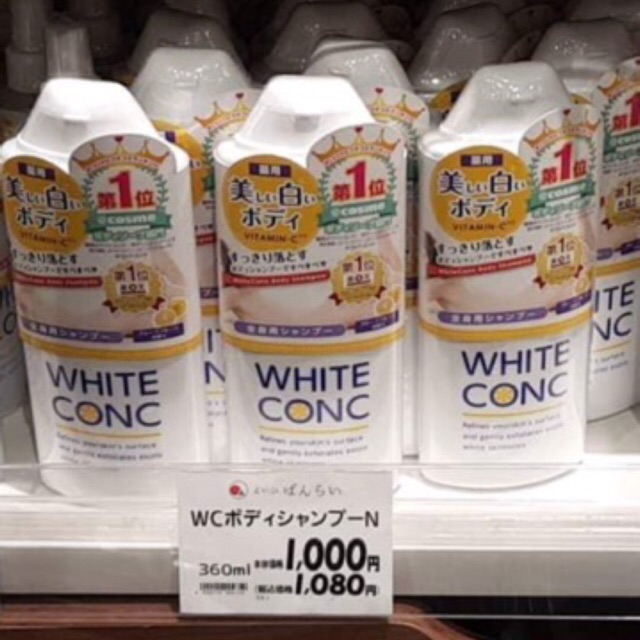 (bill)Sữa tắm White Conc 360ml,150ml