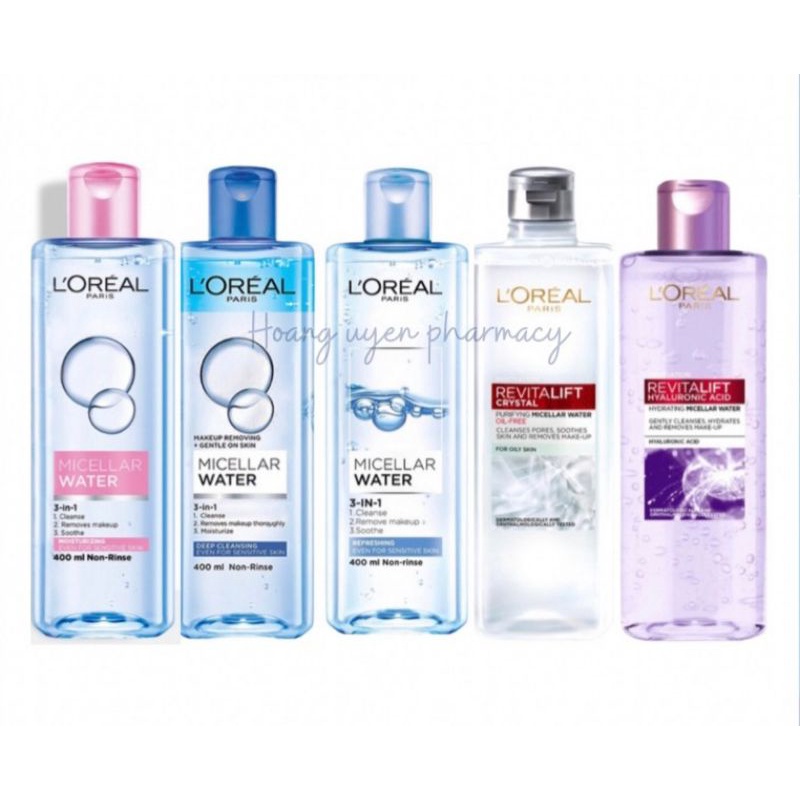 Nước Tẩy Trang Loreal - L'Oreal 3 In 1 Micellar (400ml)