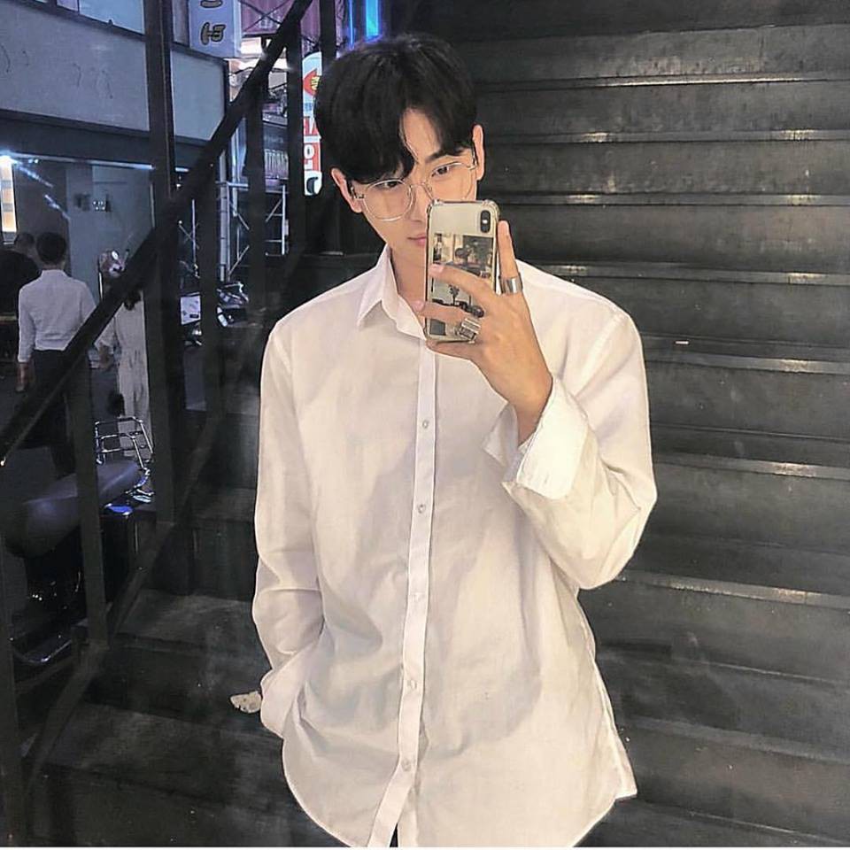 Áo sơmi Nam trơn basic Unisex