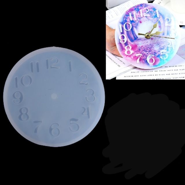 Khuôn silicone làm mặt đồng hồ.
