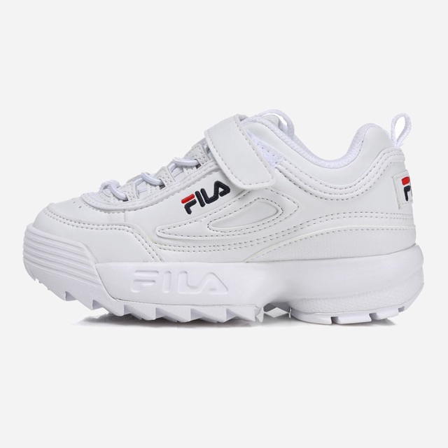 Giày FILA Disruptor 2 KD Kids Sneakers White Authentic