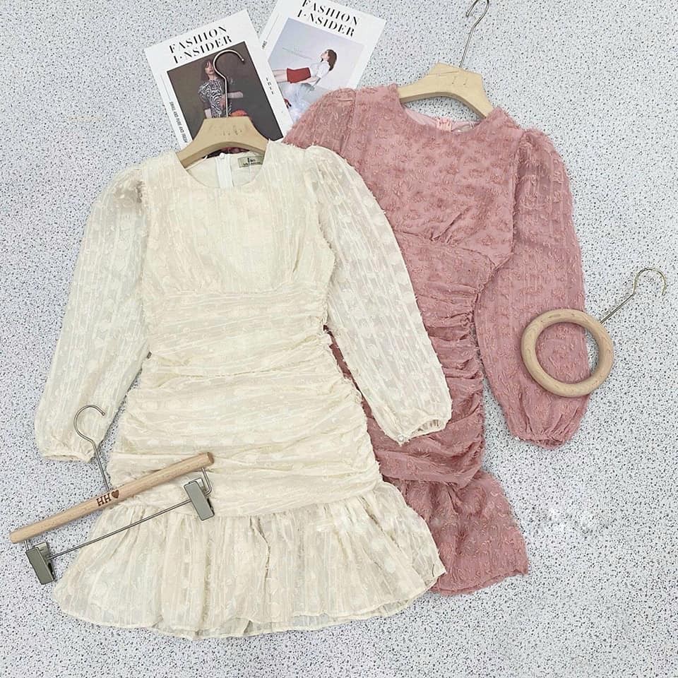 VÁY NHÚM EO ĐUÔI CÁ