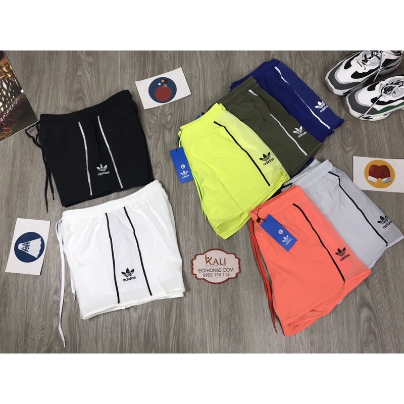 Quần short 2 lớp ,short thể thao nữ das 2 sọc
