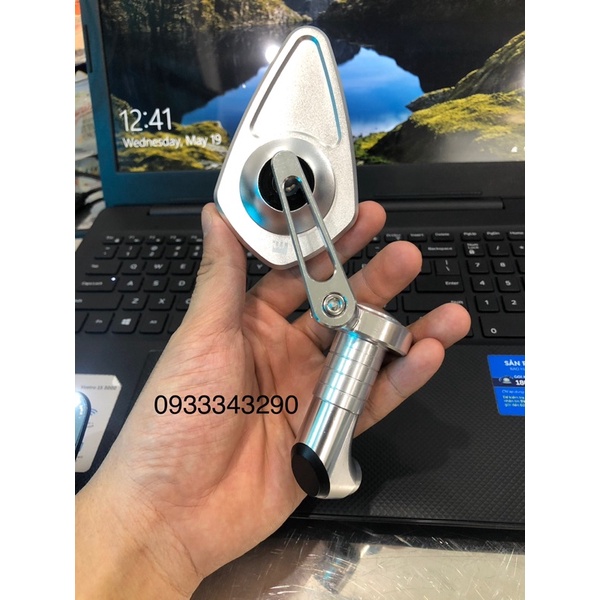 Gương MWIEW MoTo GaDGeT Kèm Chân Kính - Gù - Ghi Đông