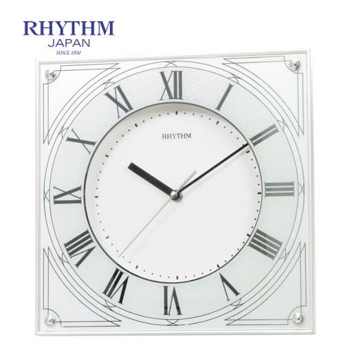 Đồng Hồ Treo Tường Hình Vuông Rhythm CMG459NR03 Chính Hãng Nhật Bản