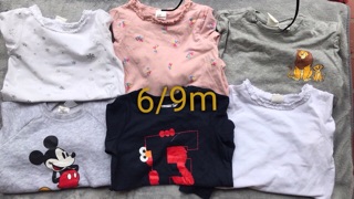 Áo thun dài tay bé gái H&M