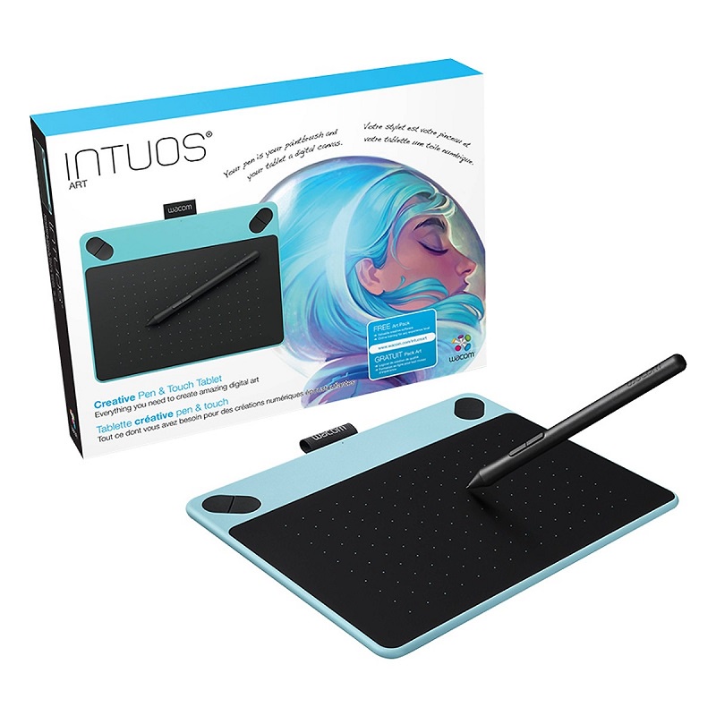 Bảng vẽ điện tử Wacom Intuos Art Medium CTH-690/B0-CX - Màu Xanh Ngọc