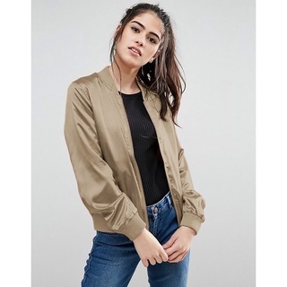 Áo bomber lụa bsk