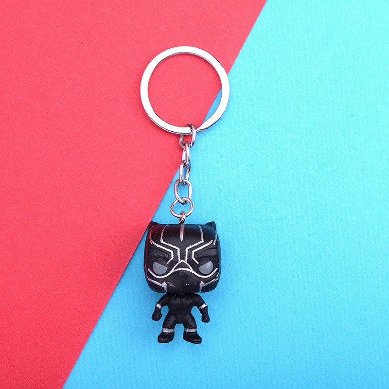 Móc Khóa Điện Thoại Hình Búp Bê Siêu Anh Hùng marvel avengers iron man spiderman thanos thor