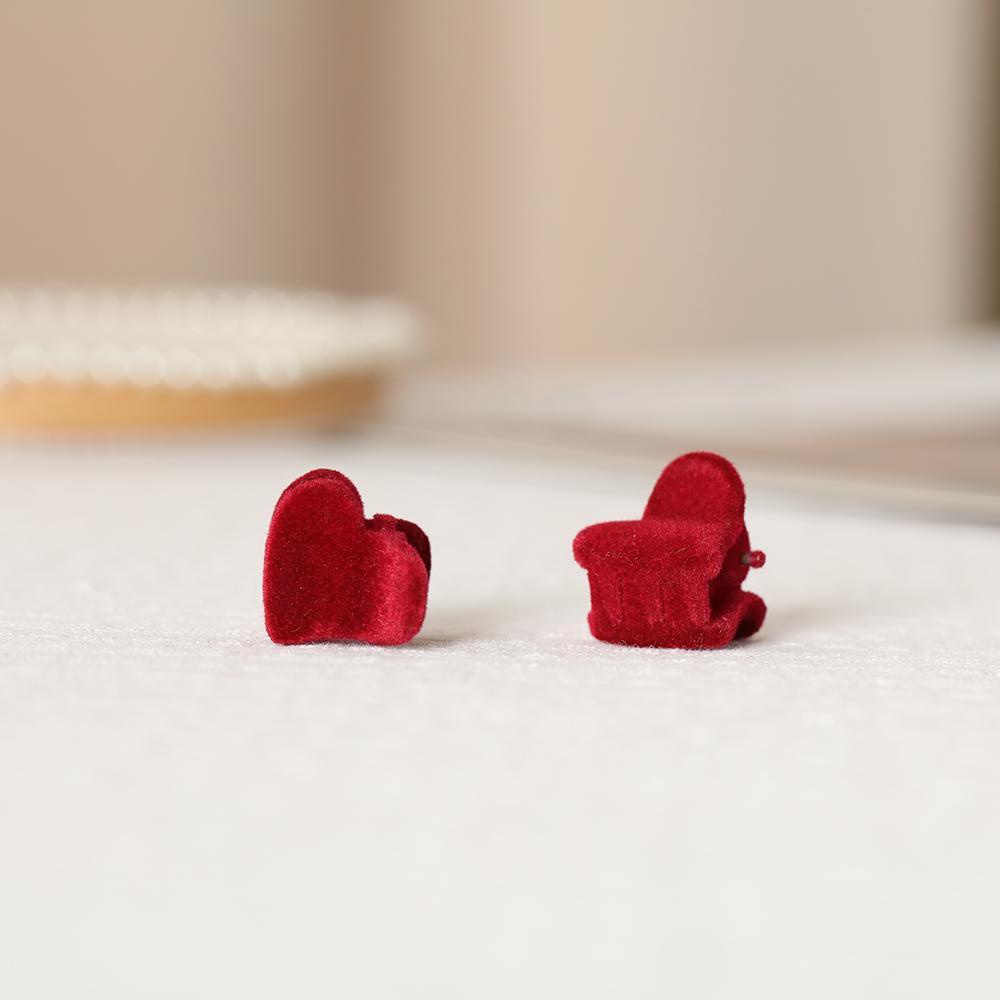 Kẹp Tóc Càng Cua Mini Bằng Vải Nhung Dễ Thương Cho Bạn Gái