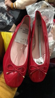 Giày bệt đen da lộn H&M xuất xịn
