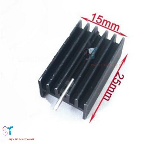 Bộ 3 Tản nhiệt nhôm 25x15x10mm