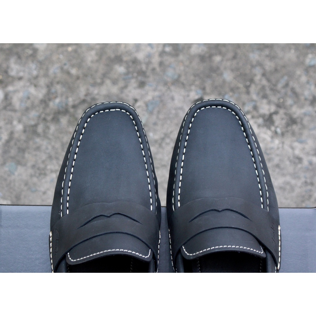Giày lười CLARKS cho nam da bò mềm, nhập khẩu Thái Lan  GCL03