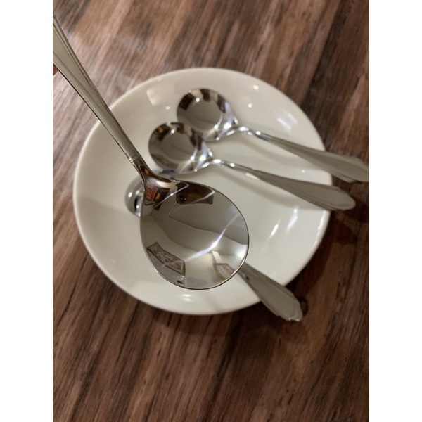 Muỗng inox cơm phở đầu tròn 1 cái