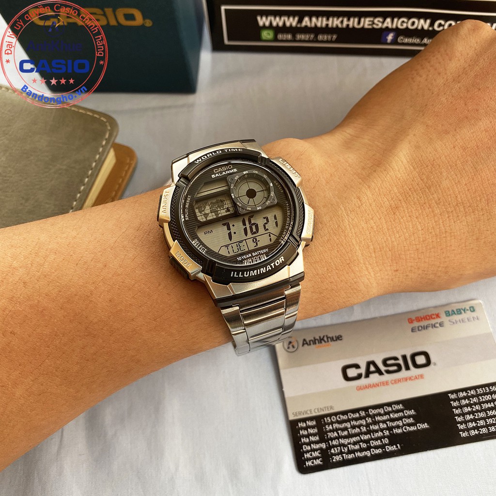 Đồng hồ nam Casio AE-1000WD-1A ⌚𝐂𝐀𝐒𝐈𝐎❤️ Đồng hồ Casio AE-1000WD-1AVDF chính hãng Anh Khuê AE-1000