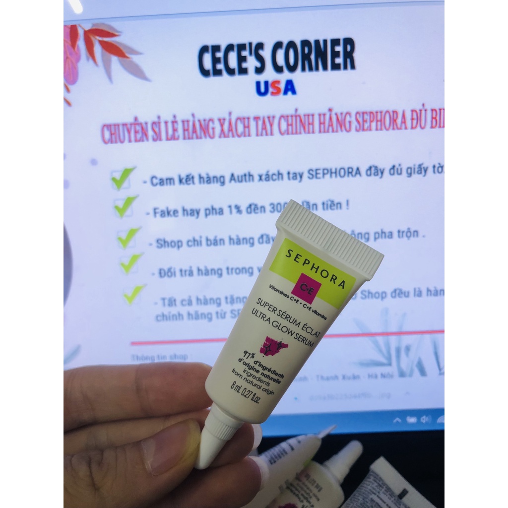 Tinh chất dưỡng da Sephora Ultra Glow Serum Vitamin C+E