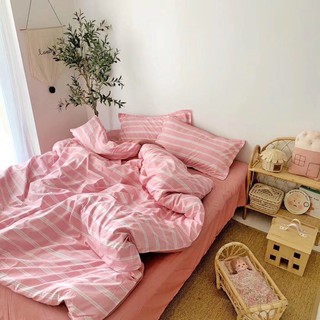 Set Cotton Poly Kẻ