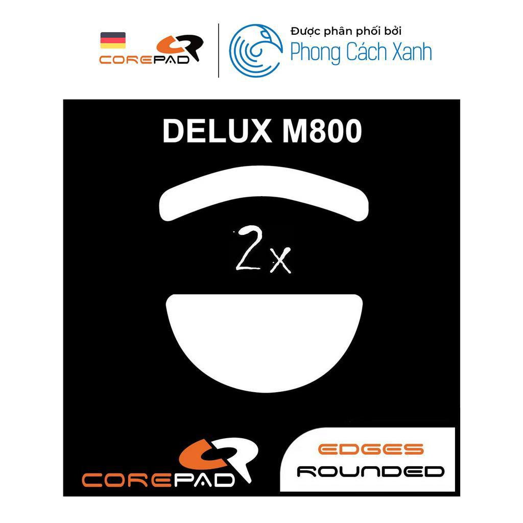 2 Bộ Feet chuột thay thế PTFE Corepad Skatez PRO Delux M800 Series - Hàng Chính Hãng