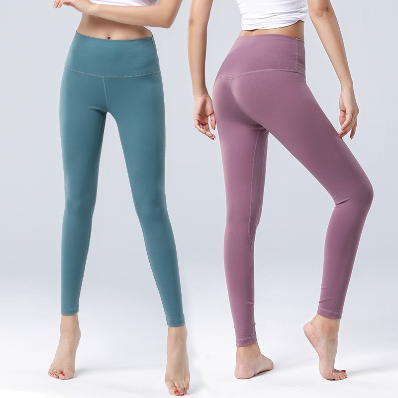 2021【High quality】Super Elasticity!Yoga gym Pants Leggings Sport Running  Quick-drying Sports Pants