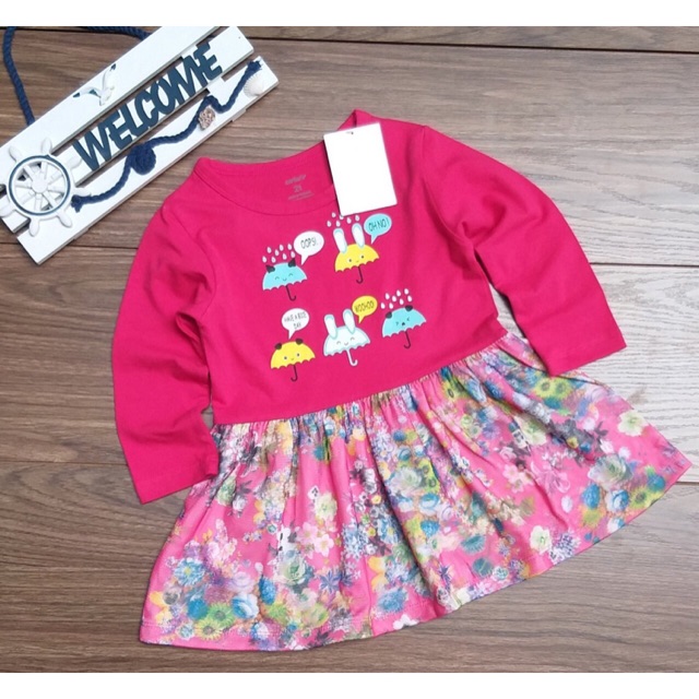 Đầm bé gái 3d size 1-7