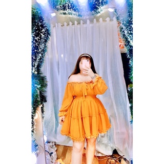 [Bigsize 60-90kg] Đầm trễ vai (Có lót quần)