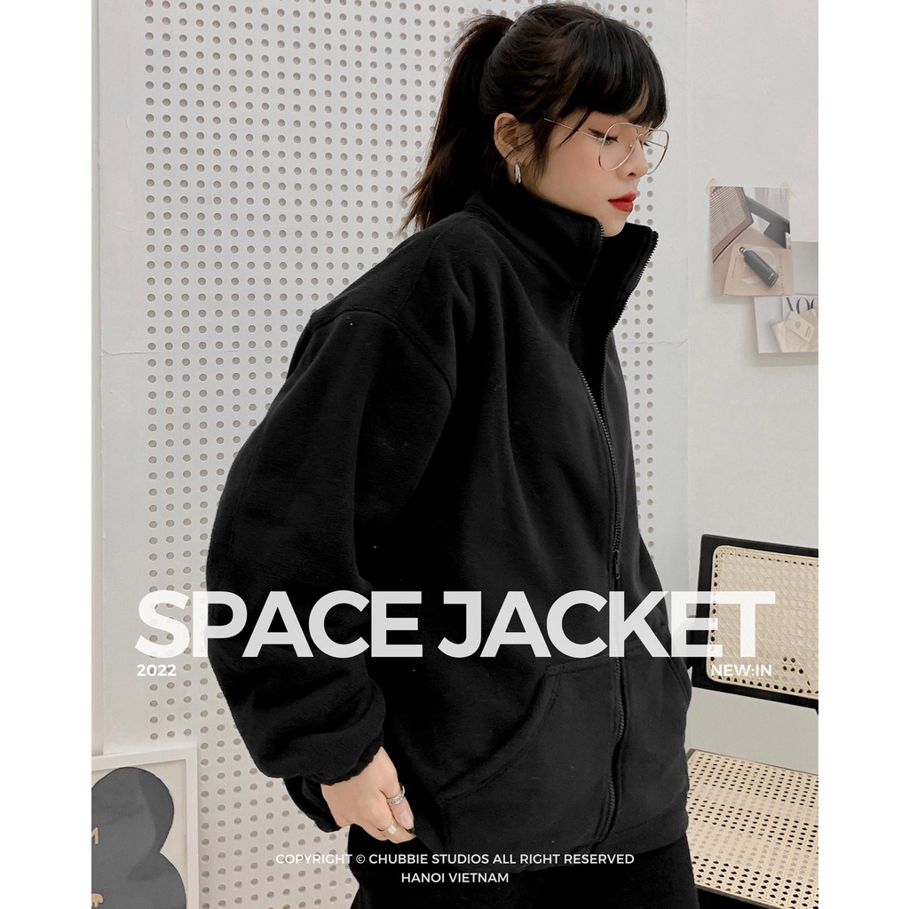 ÁO KHOÁC LÔNG CHUBBIE chất liệu lông cừu ngắn, ấm áp - CHUBBIE SPACE JACKET