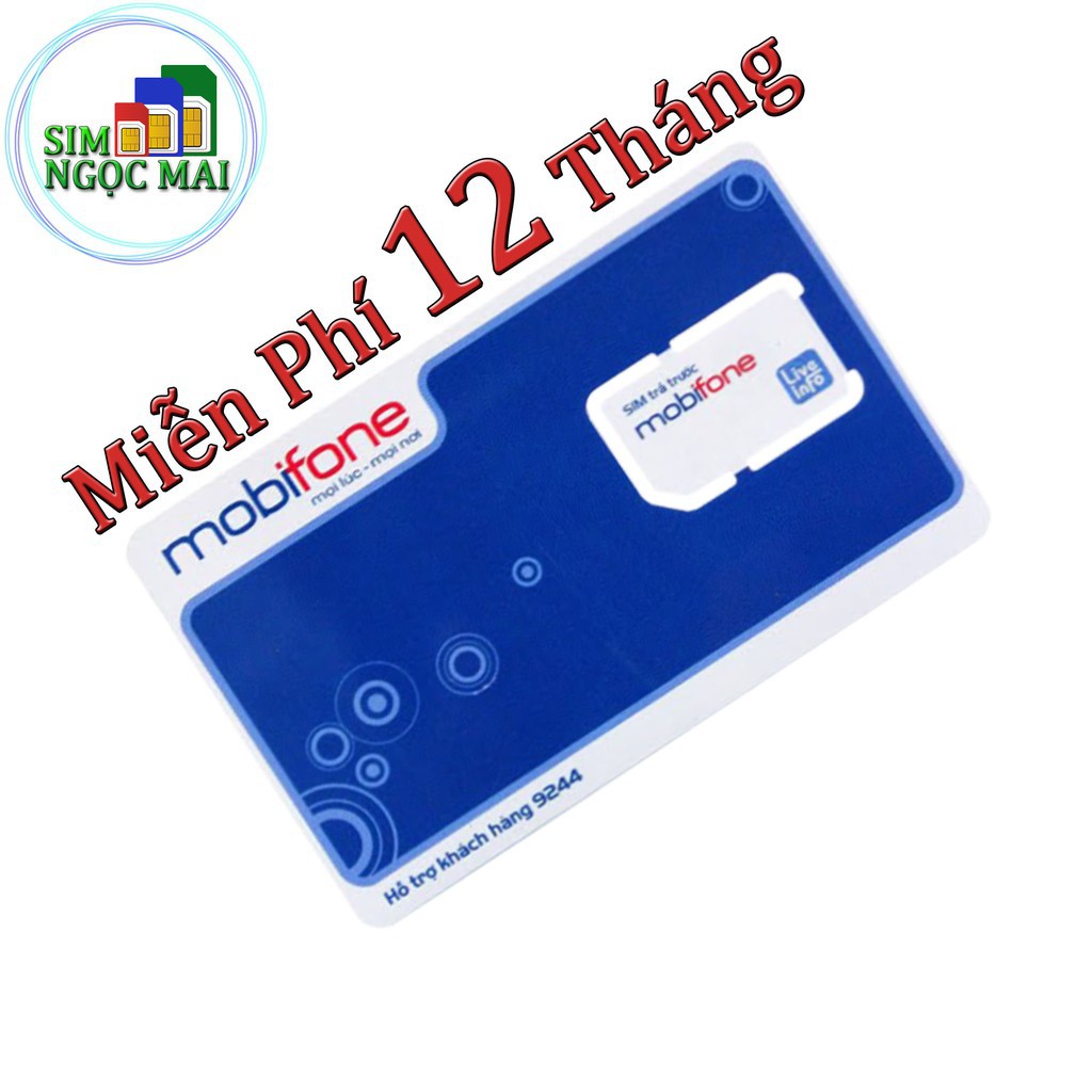 Sim 4G Mobifone F120WF Trọn Gói 1 Năm - Không Giới Hạn Data - 1gb/ngày - 360gb/năm - xài thaga