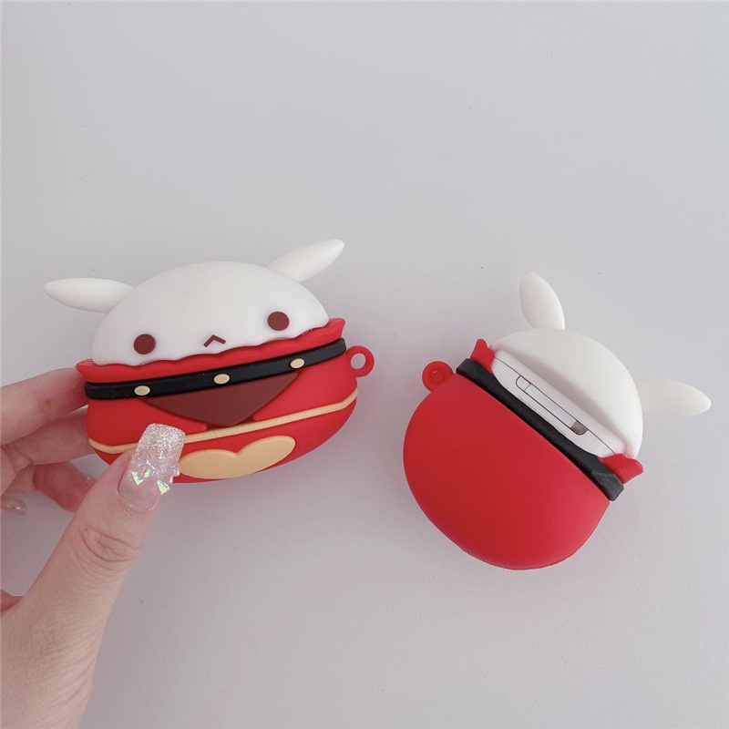🍀Vỏ ốp case airpod airpods bảo vệ tai nghe không dây bluetooth 1/2/Pro/Daimeng Chicken, Lovely duck, Cup Needle chống va