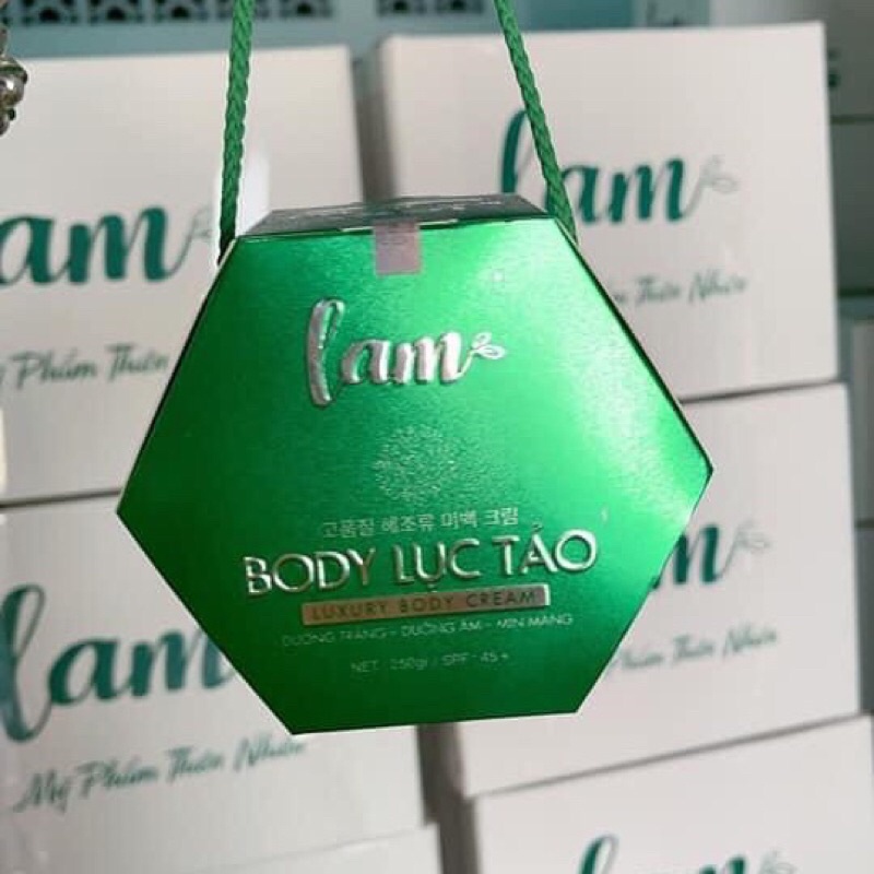 Kem dưỡng trắng da Body Lục Tảo Lam Cosmetics Hộp 250g chính hãng