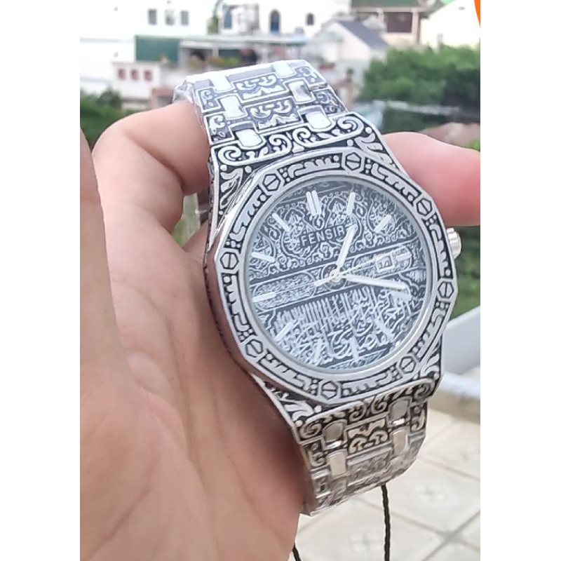 Đồng hồ nam Chính Hãng FENSIR 2022 Dây kim loại Khắc Hoa Văn Mạ Vàng thủ công Sang trọng, Chống nước Chống xước tốt -D9- | BigBuy360 - bigbuy360.vn