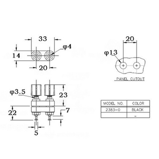 Dual 4mm Banana Plug Jack Socket Binding Post for Speaker Amplifier Terminal
