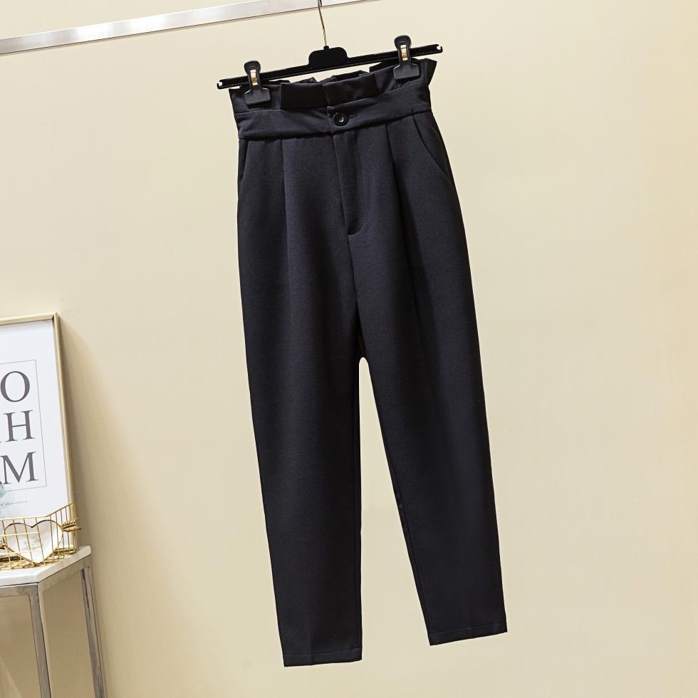 Quần Baggy Cạp Bèo Công Sở, Quần Tây Nữ, Form Siêu Đẹp, Chuẩn Từng Đường Kim Mũi Chỉ - 4BASIC - QBG