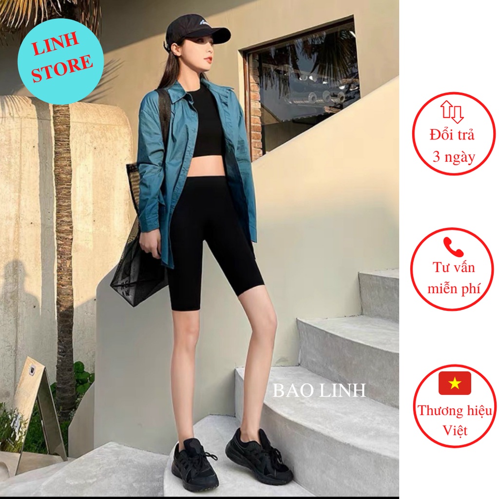 Quần Đùi Nữ Bigsize Linh Store Bigsize Nâng Mông Nữ Lưng Cao Chất Liệu Cotton Mặc Đi Làm Đi Học