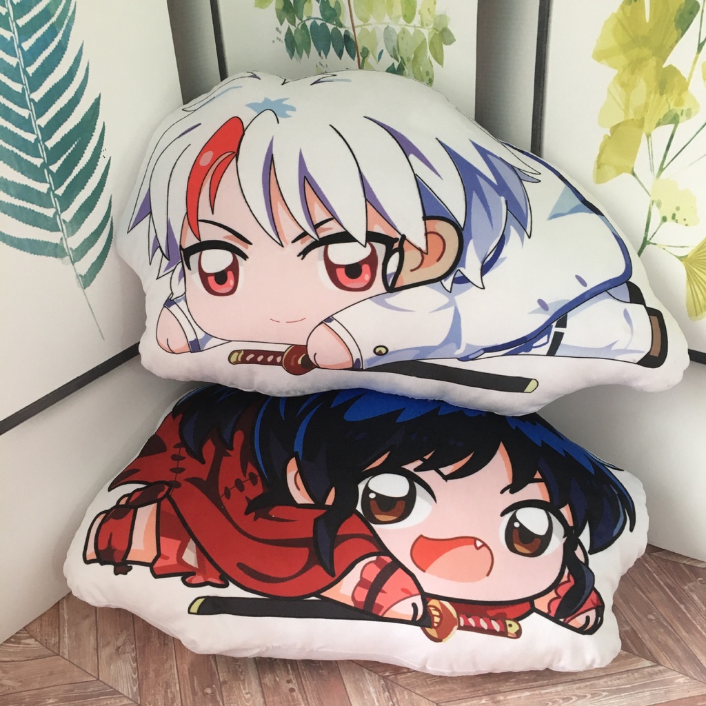 Gối Ôm Nhồi Bông Hình Inuyasha Sesshoumaru Towa Đáng Yêu