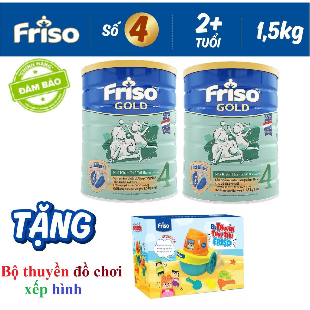 Combo 2 Hộp Sữa Bột Friso 4 1,5kg (date t7/2022)