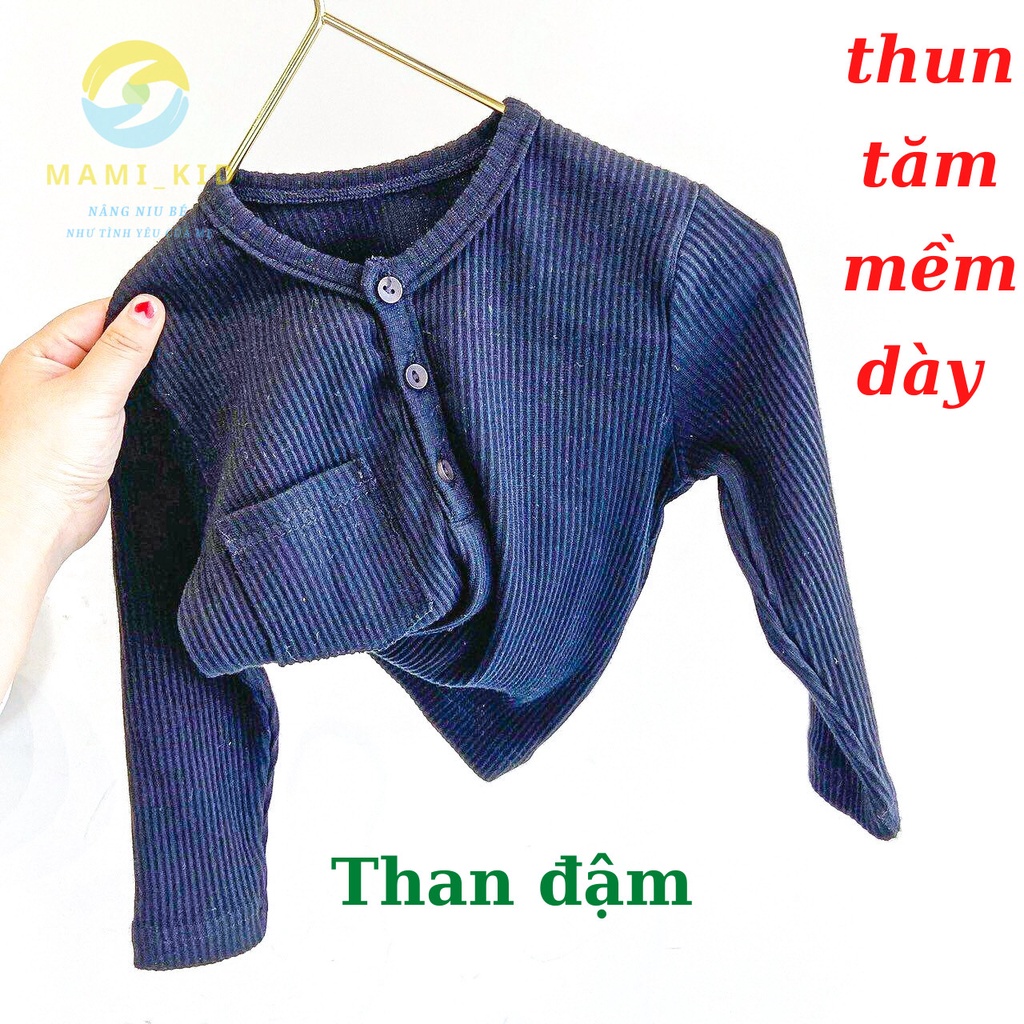 áo bé gái chất len tăm dày dặn 10-40kg Mamikid