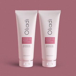Combo 2 kem body dưỡng trắng bật tone oliadi