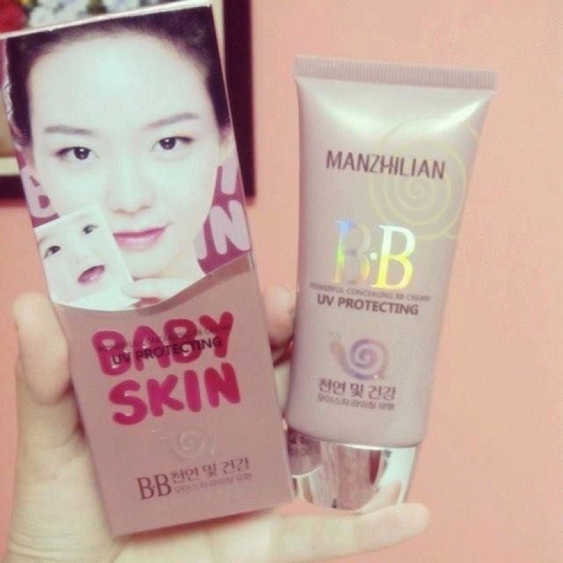Kem Nền BB Baby Skin Tinh Chất Ốc Sên lên tông trắng mịn dùng được cho da mụn , da nhạy cảm | BigBuy360 - bigbuy360.vn
