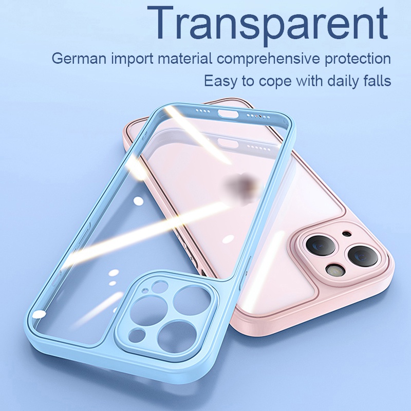 Ốp Điện Thoại TPU Mềm Kết Cấu Siêu Mỏng Chống Trầy Xước Cho IPhone 13 12 11 Pro Max XS Max XR X