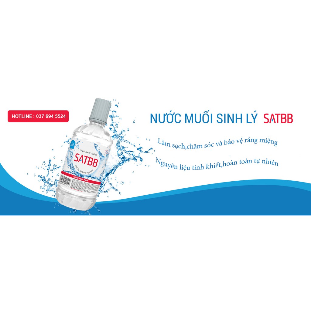 Nước Muối Sinh Lý Stabb - Giúp chăm sóc, bảo vệ, và làm sạch răng miệng