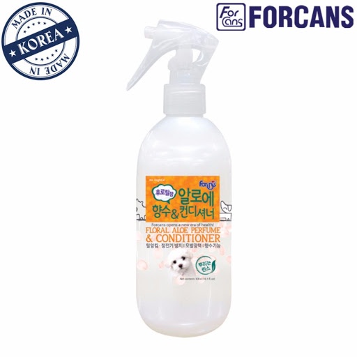 Dầu thơm nước hoa Forcans chó mèo  FREESHIP  300ml chuyên dùng giúp mượt lông chó mèo và thơm mát sau khi tắm