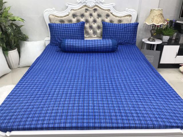 BỘ DRAP THUN HÀN QUỐC Phối 2 màu GIÁ HẤP DẪN