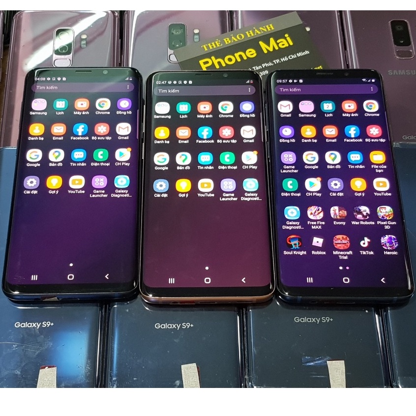 Điện Thoại Samsung Galaxy S9 Puls 1Sim Bản Mỹ  Ram 6G/64G Nguyên Zin Nhập Khẩu - Chơi PUBG, Liên Quân, Free Fire mượt