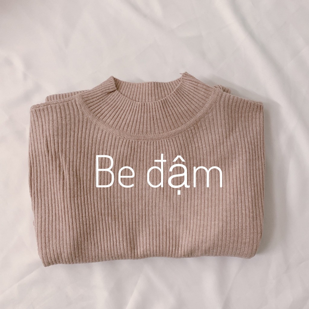 Áo Len Bầu Giữ Nhiệt Thu Đông Cổ 3-4p Dài Tay Ấm Áp Nhiều Màu Sắc HS3611 Honey Mommy
