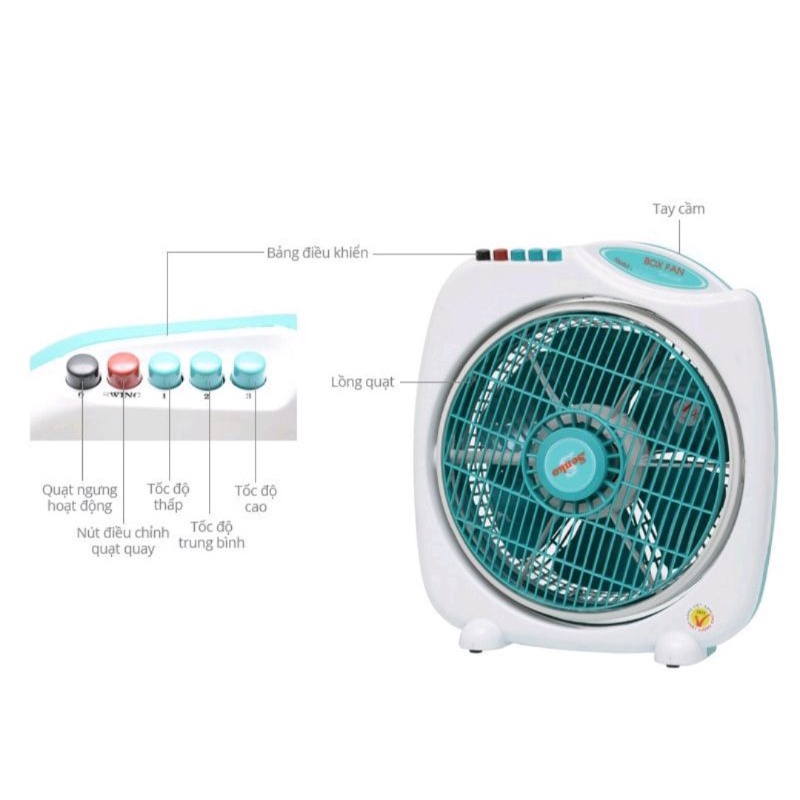 QUẠT BÀN ĐẢO SENKO BD1010 ( 3 TẤC )
