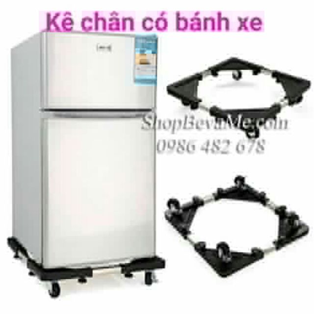 Chân đế kệ inox tủ lạnh,máy giặt