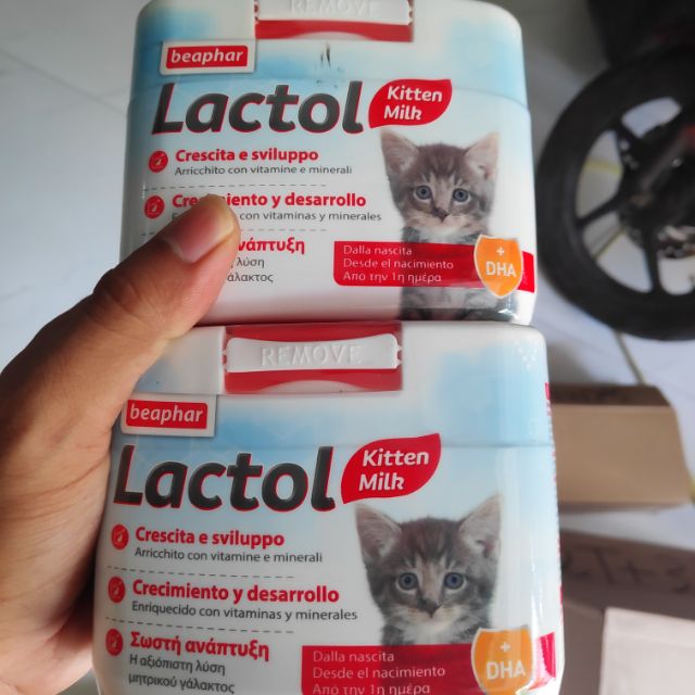 Milk Cat Kitten Sữa Mèo Mẹ Mèo Con Lactol 250g 1 hũ hộp Baby Cat Mom Mother