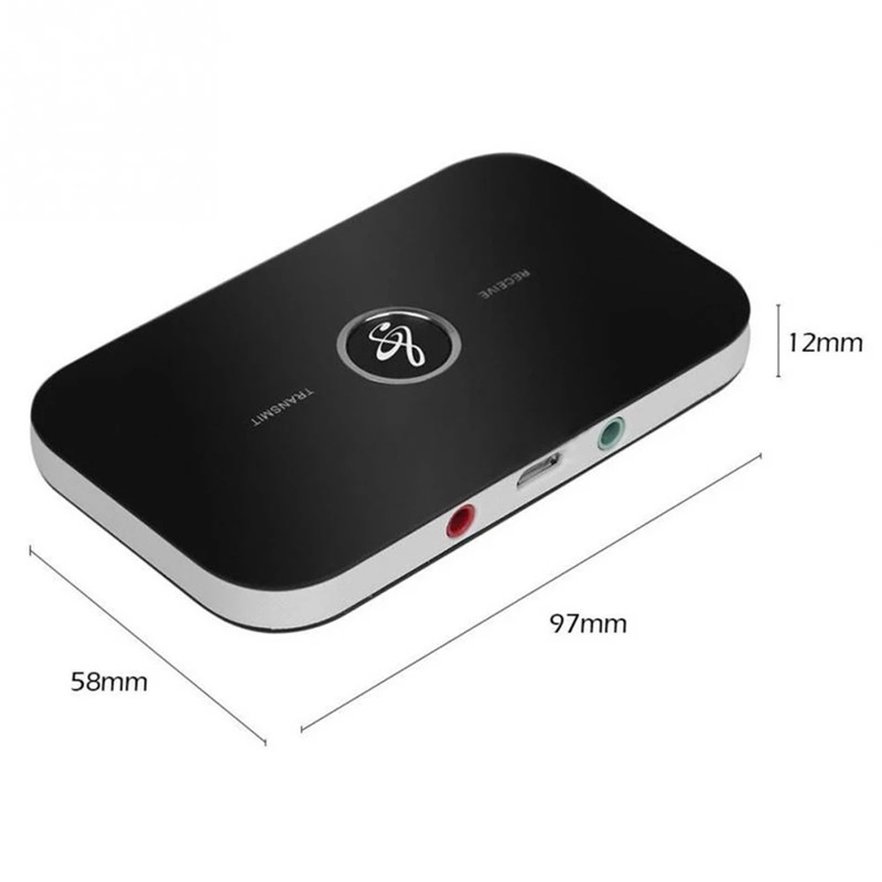 Bộ Thu Phát Tín Hiệu Âm Thanh Bluetooth 5.0 B6 Cho Xe Ô Tô, Pc, Tv Và Tai Nghe 3.5mm